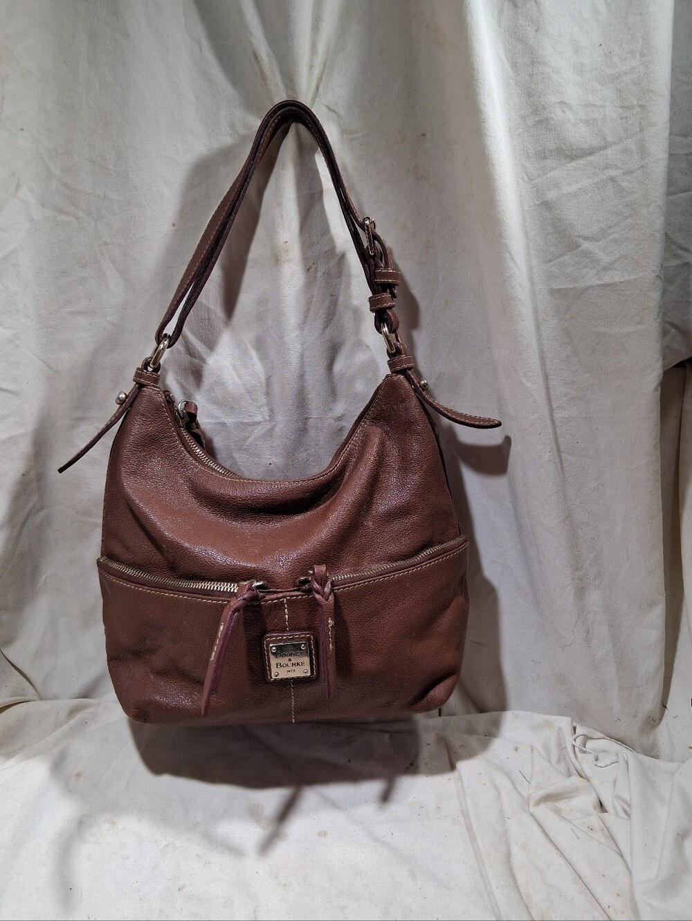 Dooney and bourke all leather Hobo bag